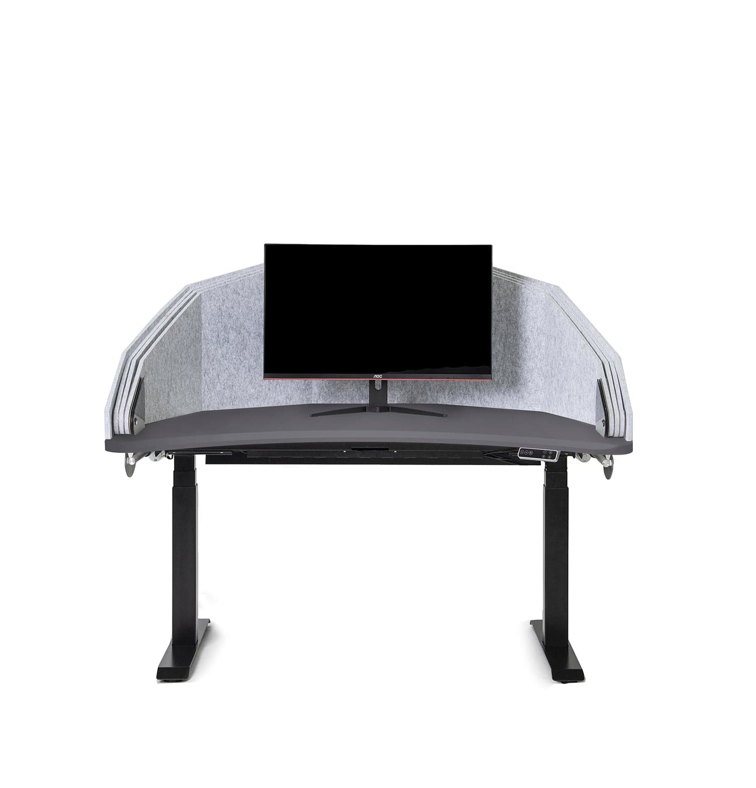 MojoDome: Desk + Acoustic Panels + 3 Accessories